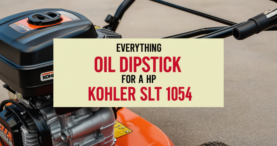 oil dipstick for a 26 hp kohler engine slt 1054